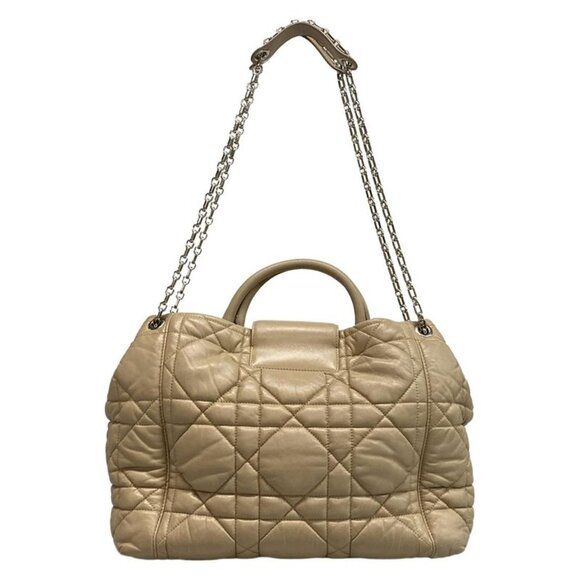 Dior Christian Tote Milly la Foret Beige Chain Shoulder Lambskin - Picture 3 of 15
